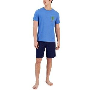 Club Room Mens Short-Sleeve T-Shirt & Pajama Shorts Christmas Holiday S/M/L/XXL